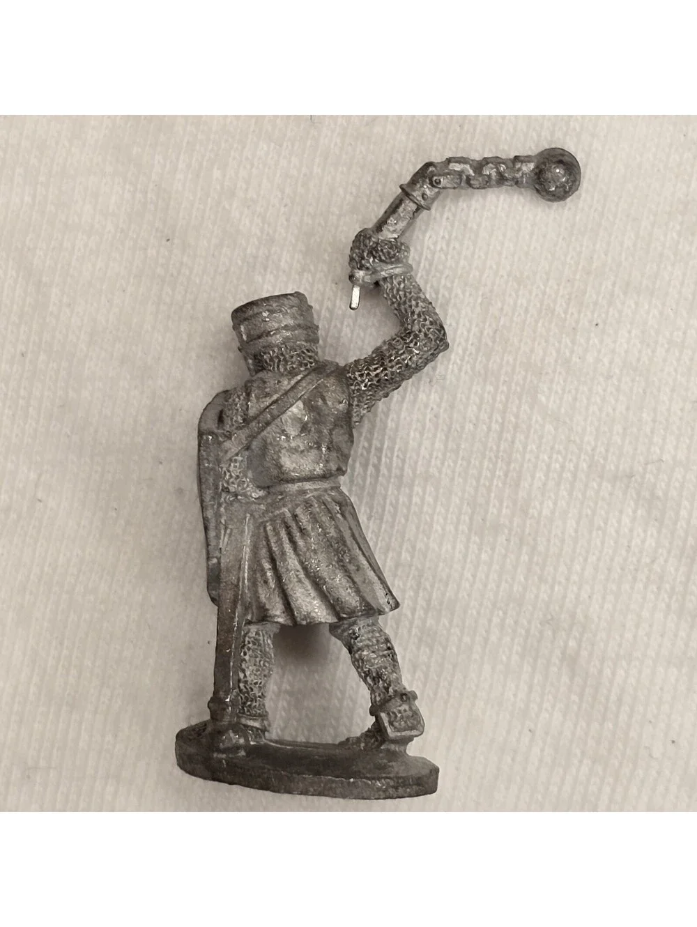 Ral Partha Pewter German Knight with Flail Armor Mini Figurine OOP AD&D 1979